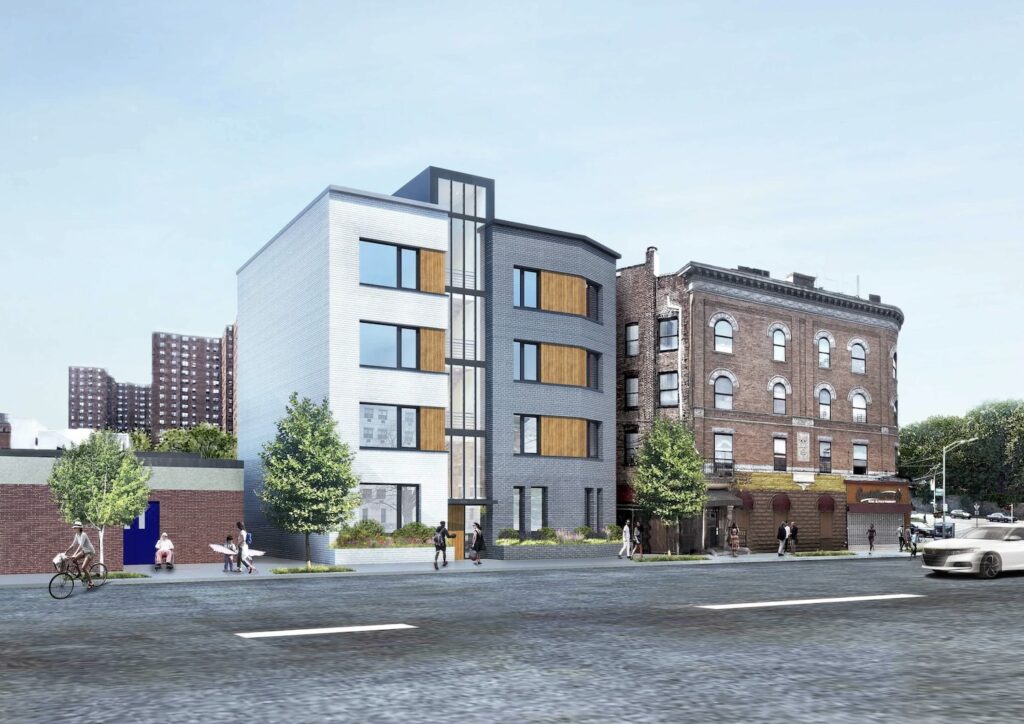 Rendering of Claremont Parkway, via ESKW Architects.