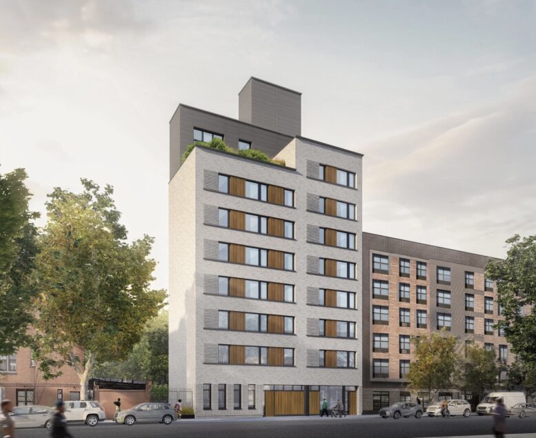 Rendering of Gouverneur Place, via ESKW Architects.