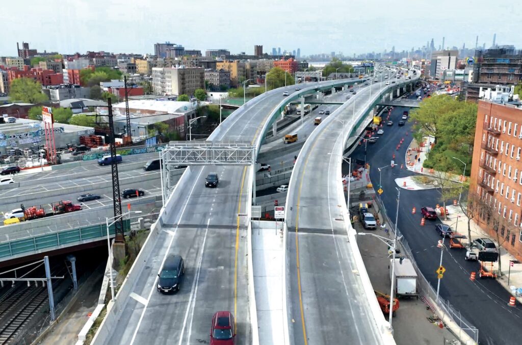 Photograph of new Hunts Point infrastructure, via ny.gov.