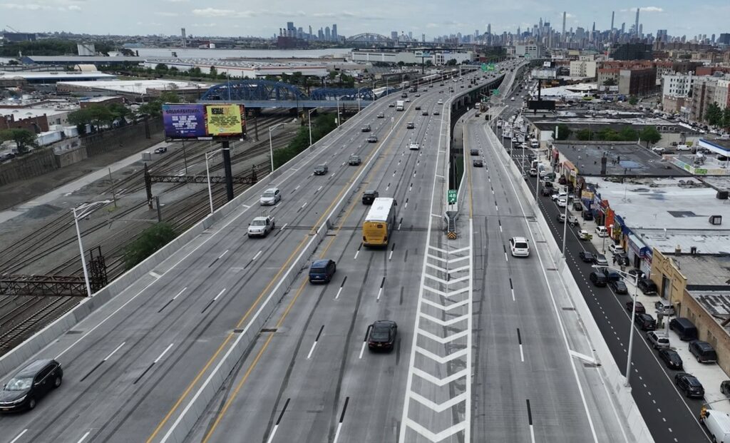 Photograph of new Hunts Point infrastructure, via ny.gov.