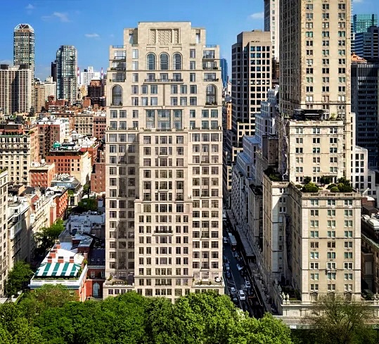 The proposed redevelopment for 800 Fifth Avenue. Designed by Robert A. M. Stern Architects.