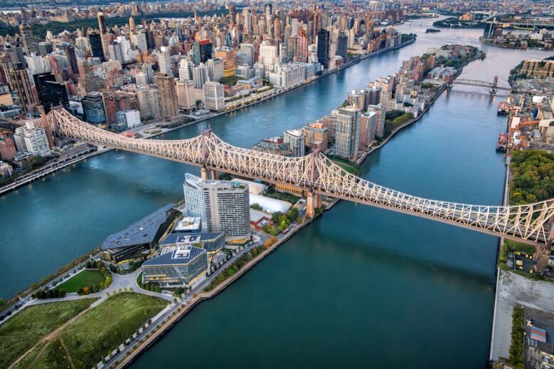 Rendering of Roosevelt Island, via ny.gov.