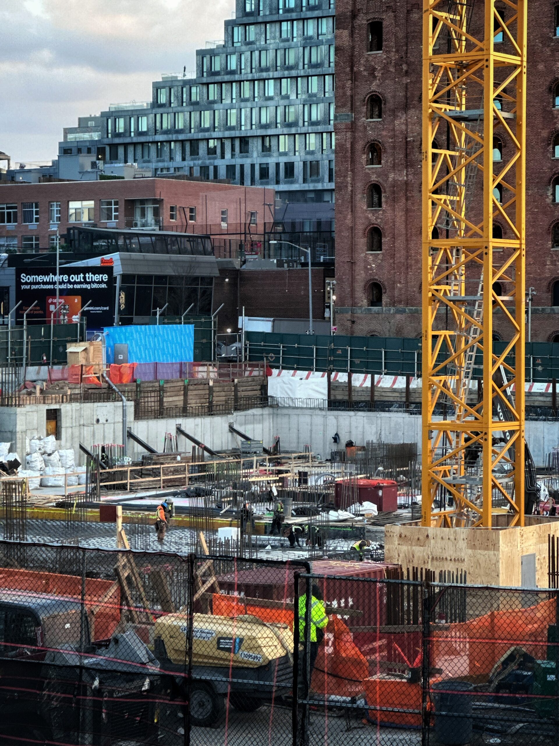 Foundations Progressing for Twin Skyscraper Development at 280 Kent Avenue  in Williamsburg, Brooklyn - New York YIMBY