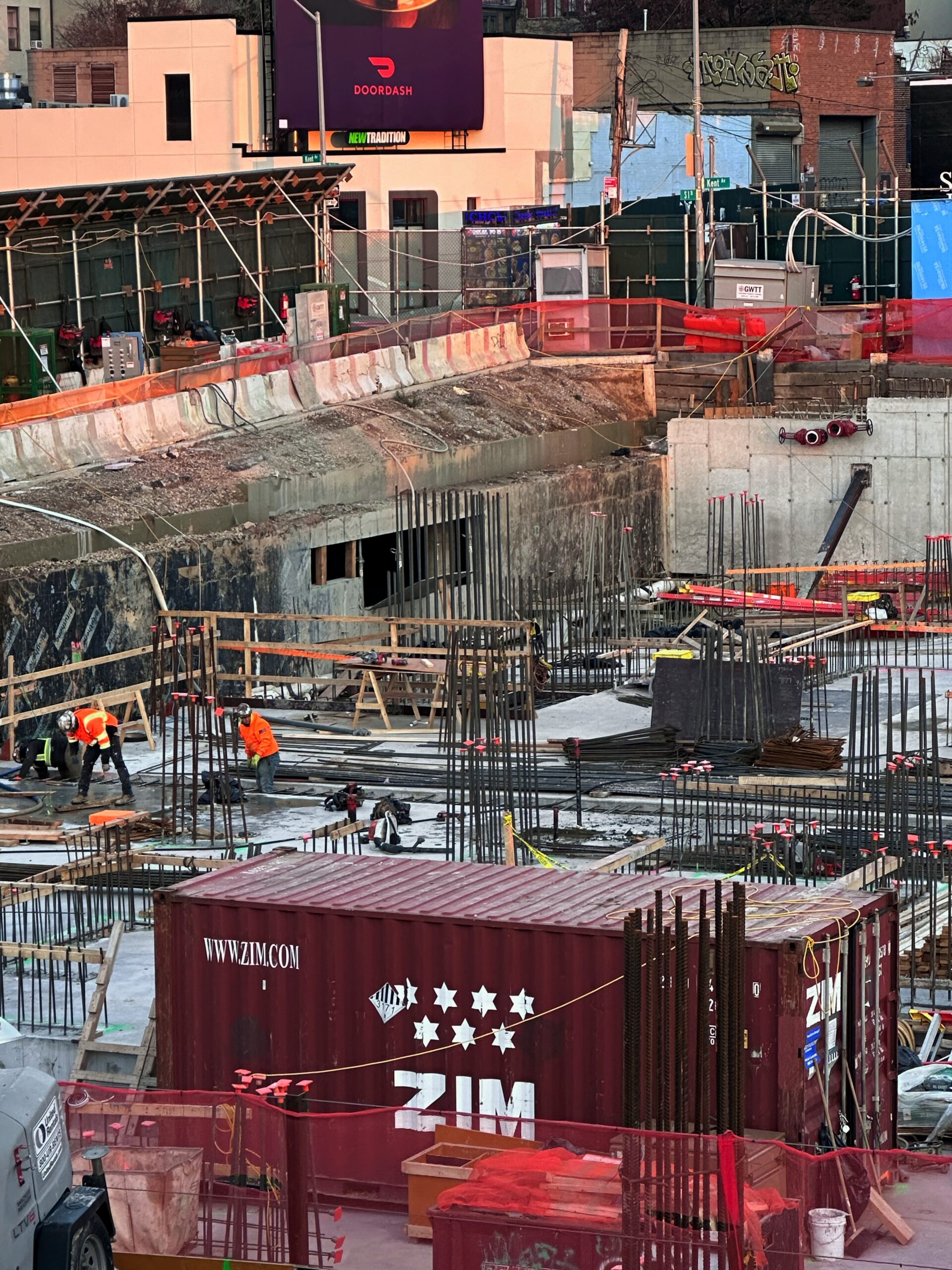 Foundations Progressing for Twin Skyscraper Development at 280