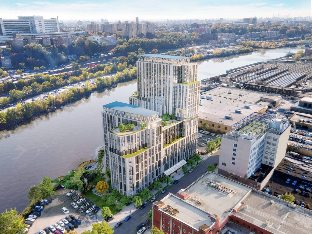 Renderings of La Ostra, designed by Magnusson Architecture and Planning PC.