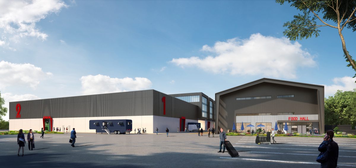 洋書 Production Rendering N.J. borough receives $4.7M for film studio that's part of a