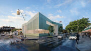 The new Queens Public Library at Rego Park. Designed by Wiess/ Manfredi.