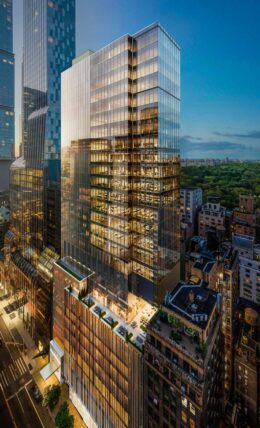 125 West 57th Street. Rendering courtesy of FXCollaborative.