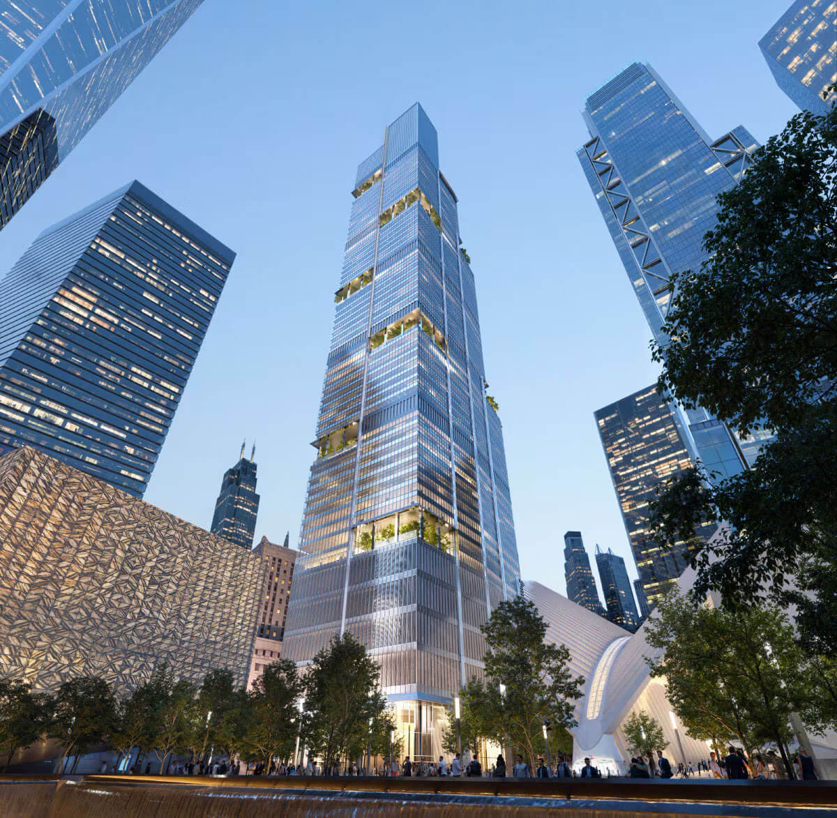 ニューヨーク　2027～2029 2 World Trade Center to Resume Construction in Financial District