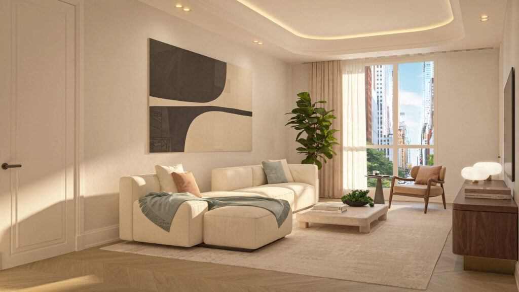 A den. Rendering courtesy of Rybak Development. 