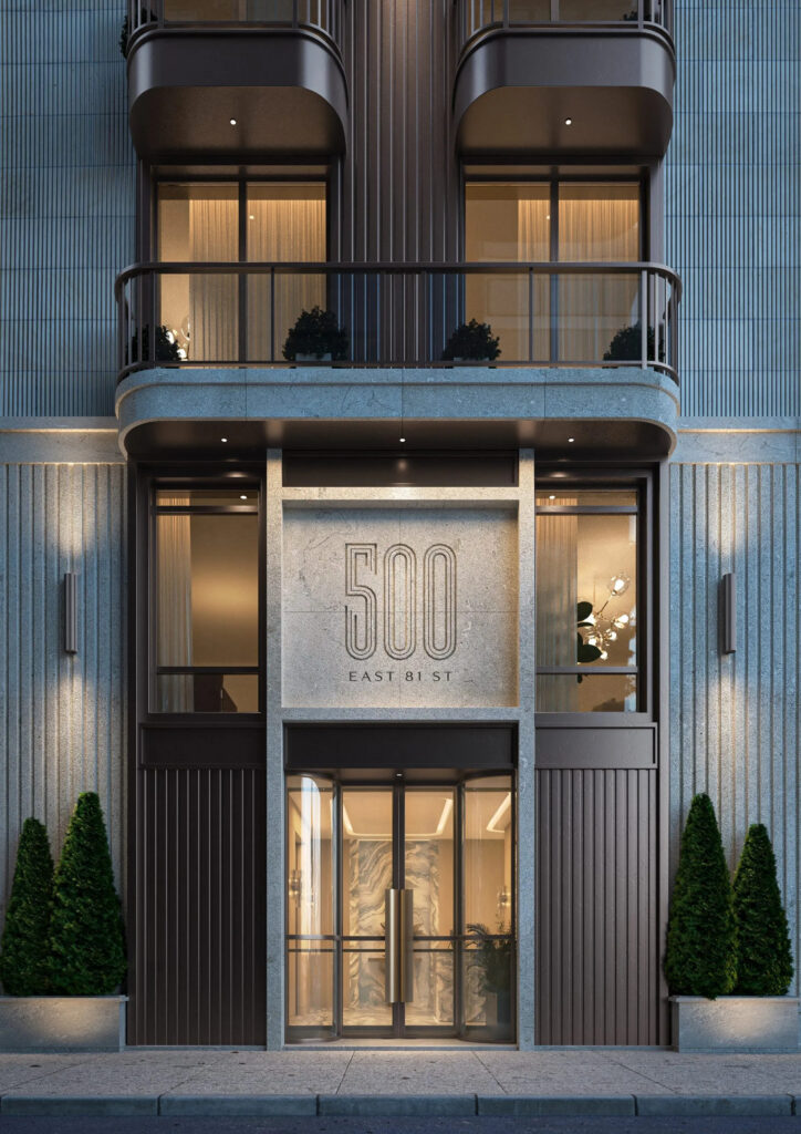 500 East 81st Street. Rendering courtesy of Rybak Development. 