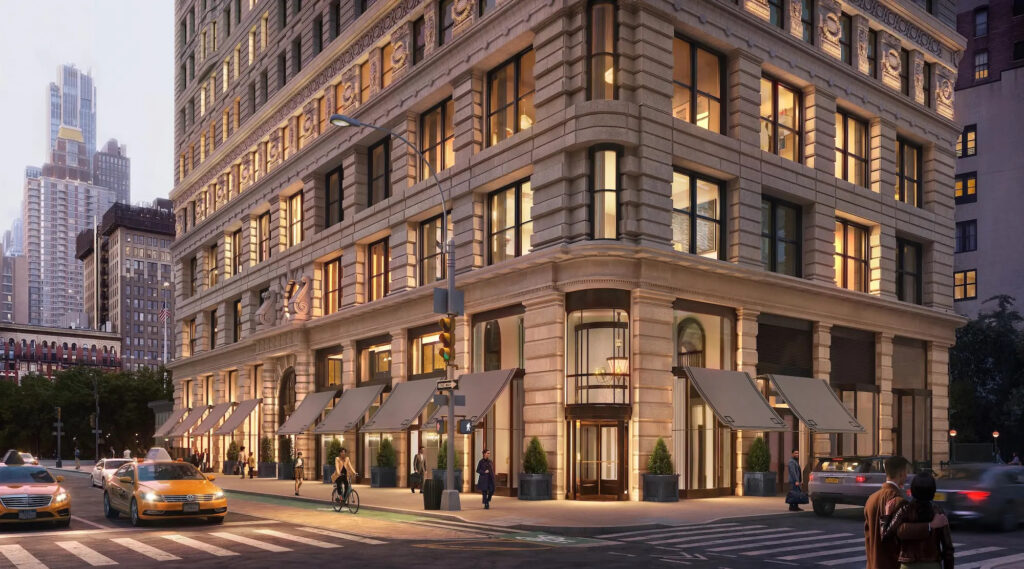 The lower levels of the Flatiron Building. Rendering courtesy of the Flatiron Building.