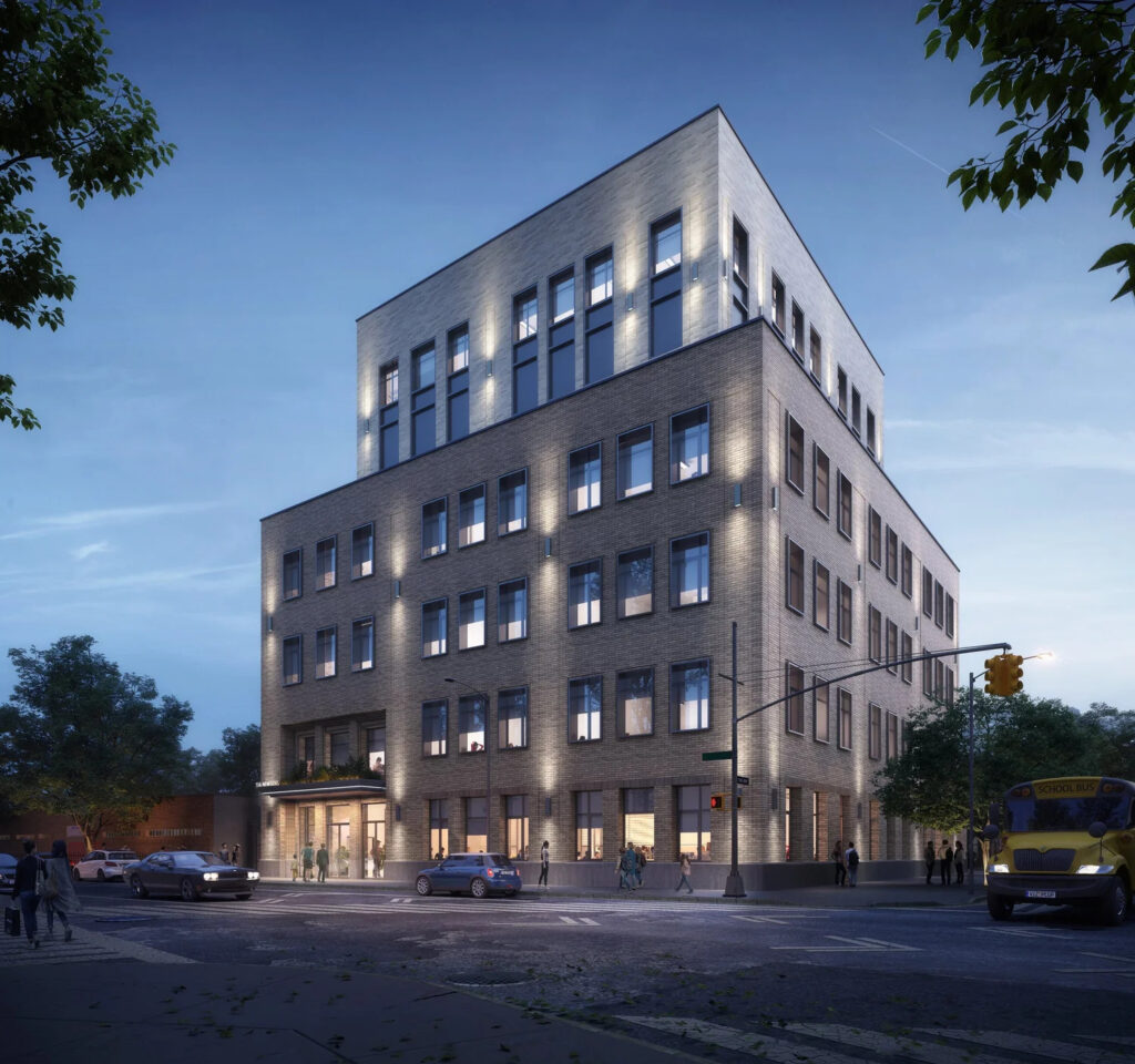 556 New Lots Avenue. Rendering courtesy of IMC Architecture.