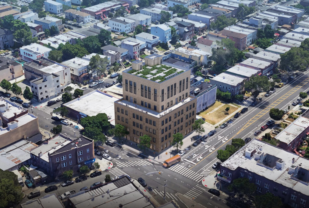 556 New Lots Avenue. Rendering courtesy of IMC Architecture.