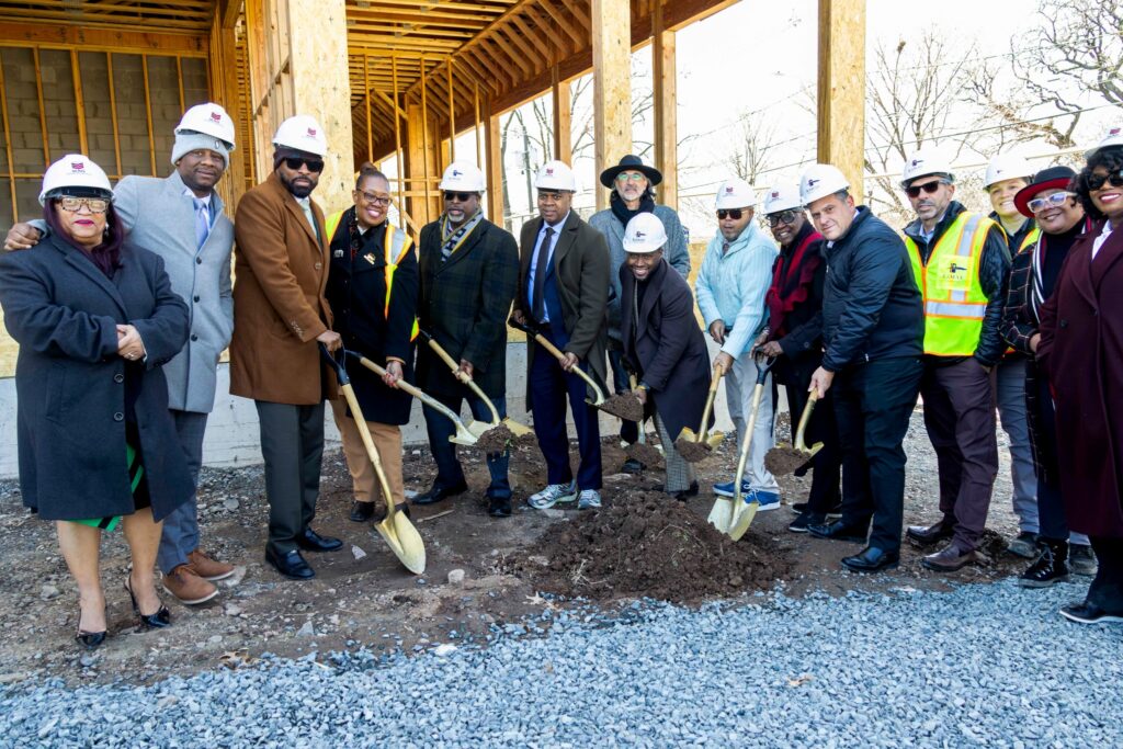 The groundbreaking ceremony for Highland Views in late-March 2026. 
