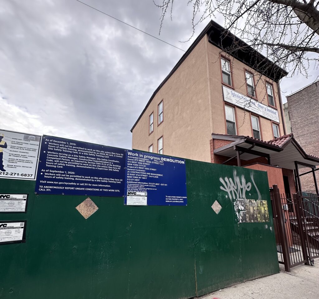 467-473 West 165th Street. Photo by Michael Young.