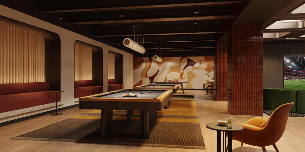 The game room. Image ©Hayes Davidson