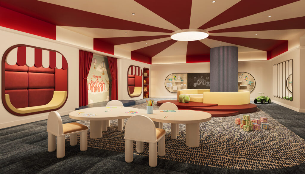 The children's playroom. Image ©Hayes Davidson