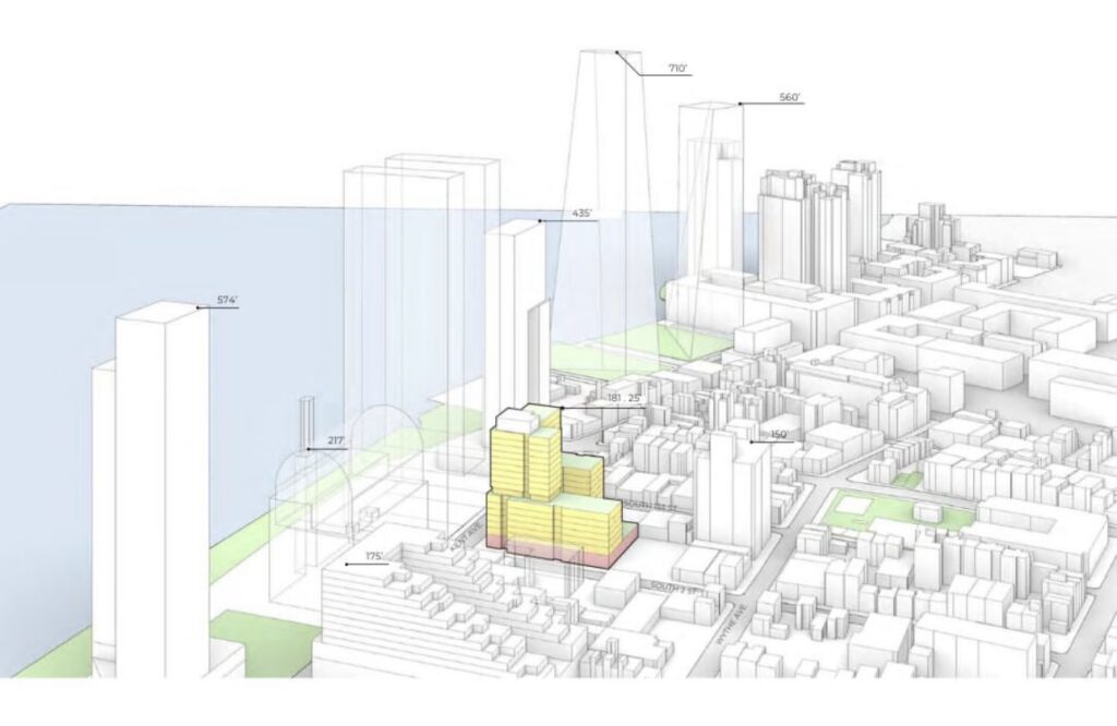 289 Kent Avenue. Diagram courtesy of FXColllaborative.