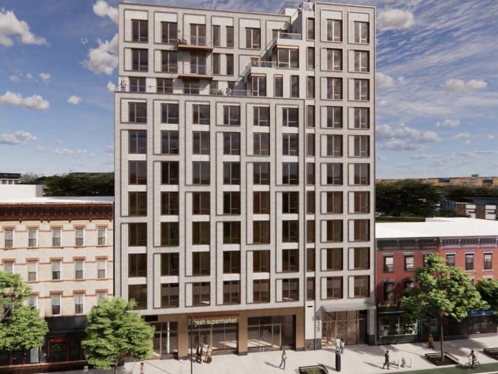 639 Grand Street. Rendering courtesy of Kutnicki Bernstein Architects.