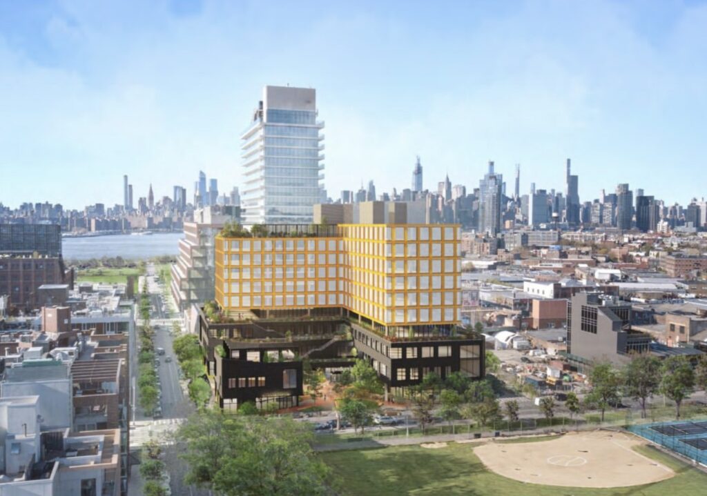 20 Berry Street. Rendering courtesy of STUDIO V Architecture.