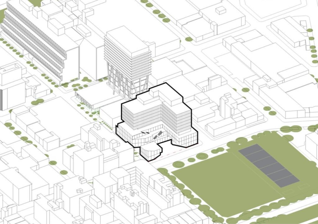 20 Berry Street. Diagram courtesy of STUDIO V Architecture.