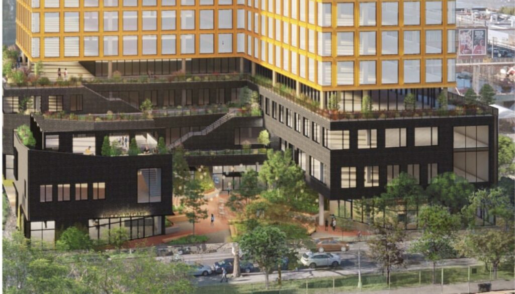 20 Berry Street. Rendering courtesy of STUDIO V Architecture.