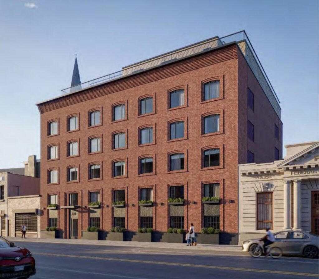 144 Greenpoint Avenue. Rendering courtesy of Building Studio Architects.
