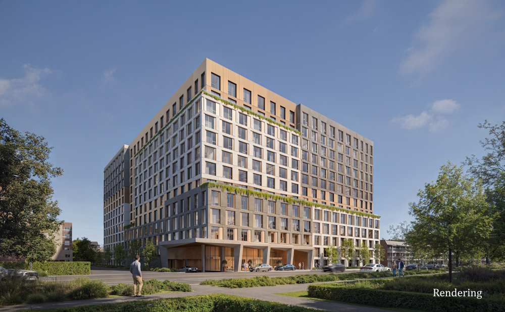 The redesign of 71-12 Park Avenue. Rendering from ny-eb5.com.