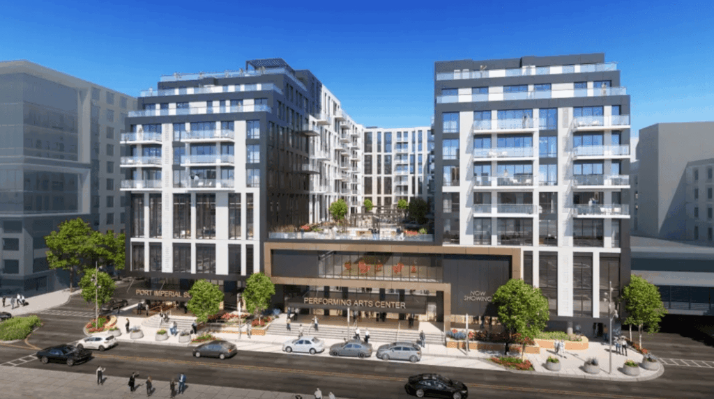 Port Imperial South Site 3. Rendering courtesy of Lessard Design.