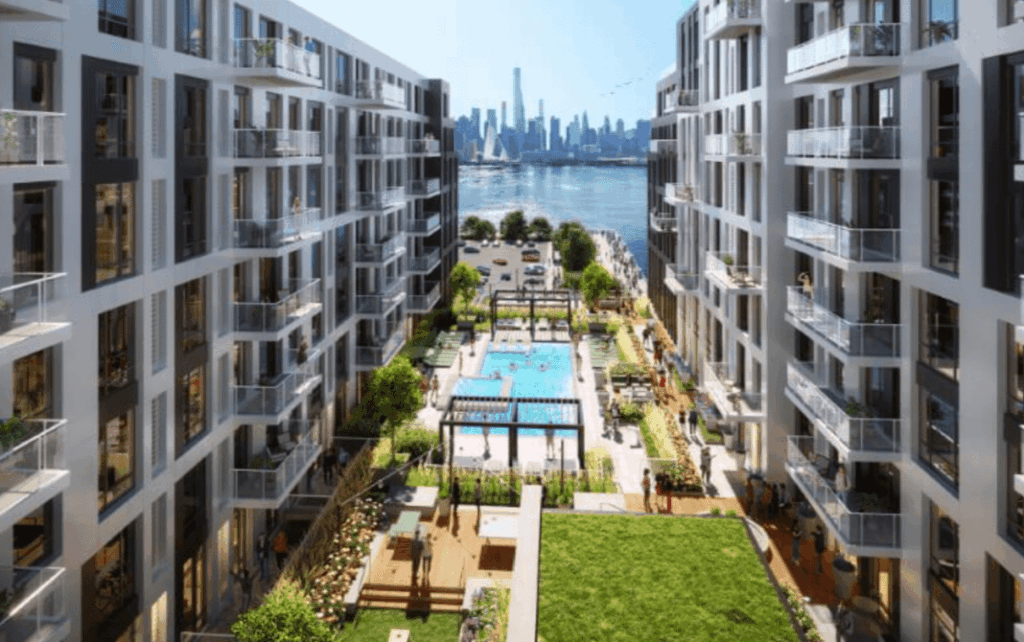 Port Imperial South Site 3. Rendering courtesy of Lessard Design.