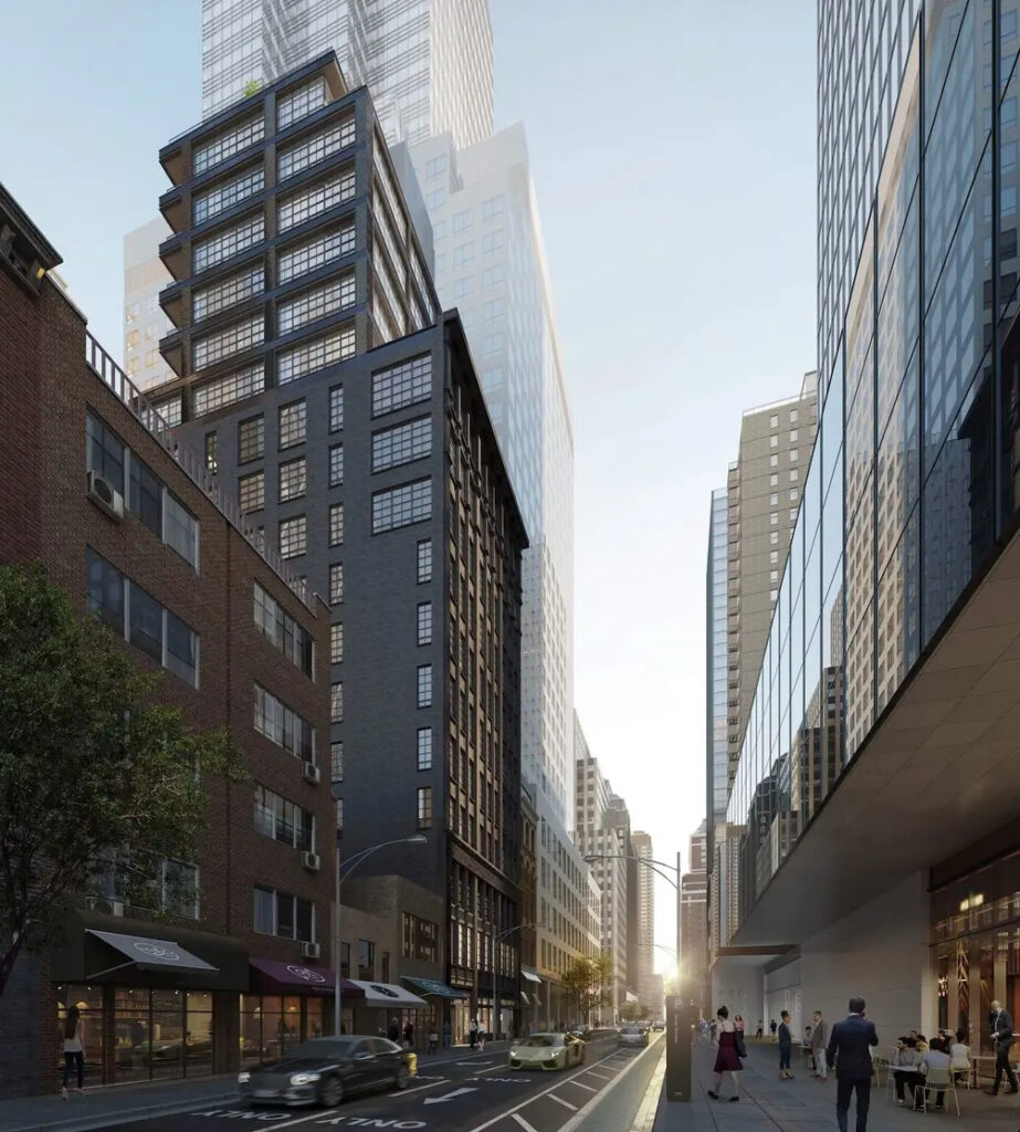 245 West 55th Street. Rendering courtesy of Fogarty Finger.