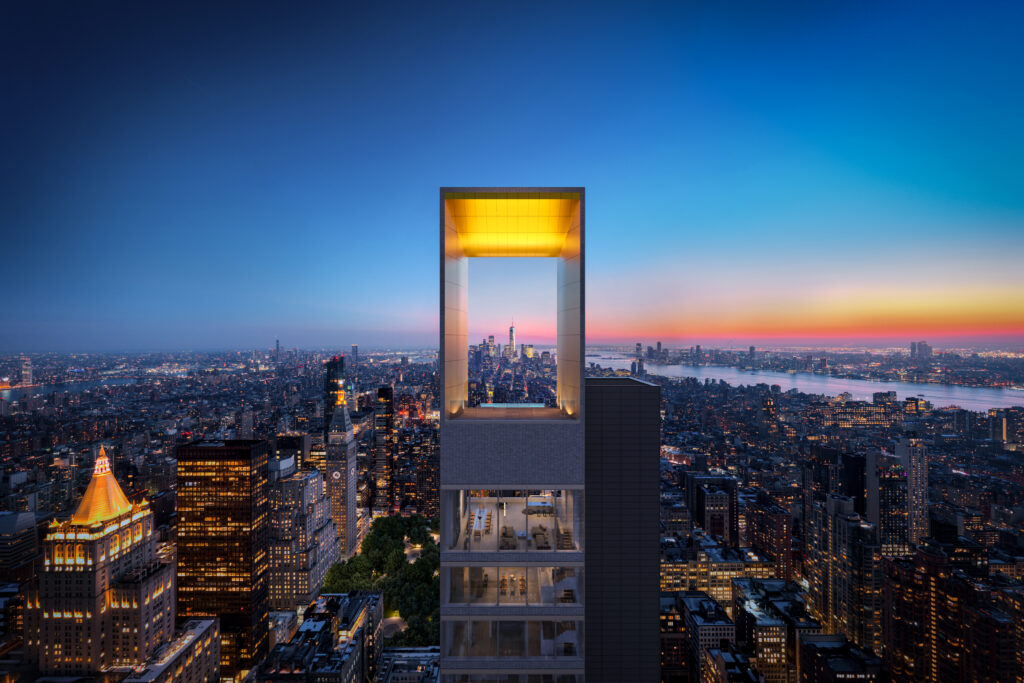 The crown of 262 Fifth Avenue. Rendering courtesy of Hayes Davidson.