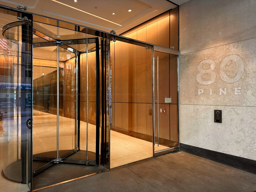 80 Pine Street. Photo by Michael Young.