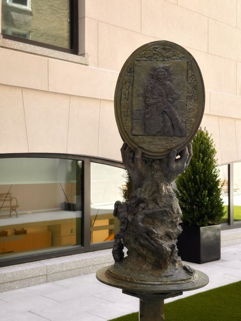 A sculpture honoring Fredrick Douglas. Photo by Michael Young.