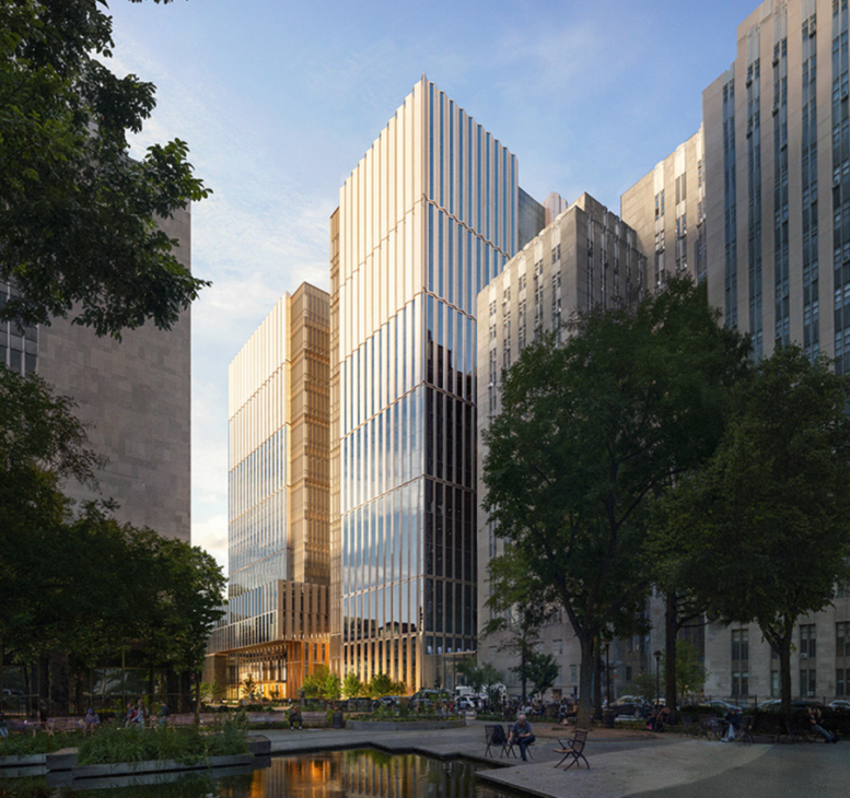 Manhattan Detention Center. Designed by HOK.
