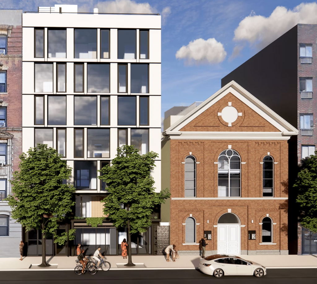 338 West 53rd Street. Rendering courtesy of Kutnicki Bernstein Architects.