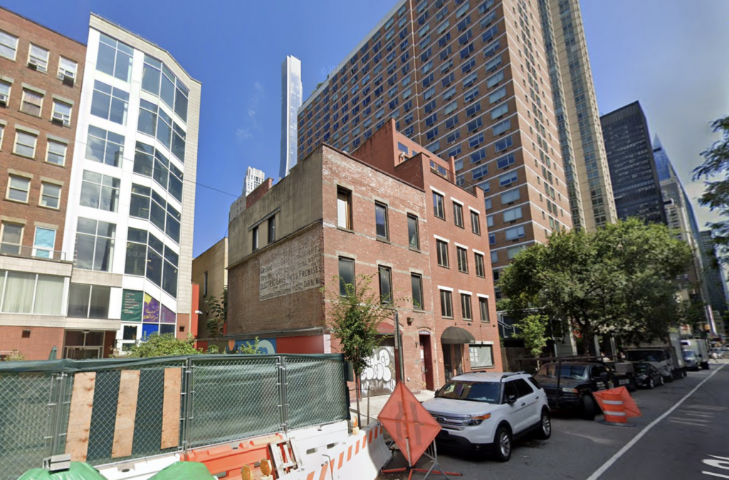 313-315 West 53rd Street, circa September 2024. Image via Google Maps.