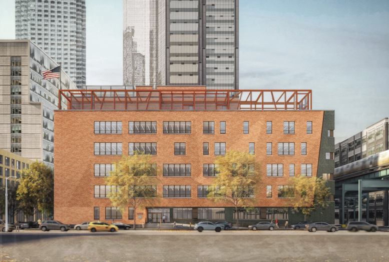23-10 43rd Avenue. Rendering courtesy of ESKW/Architects.