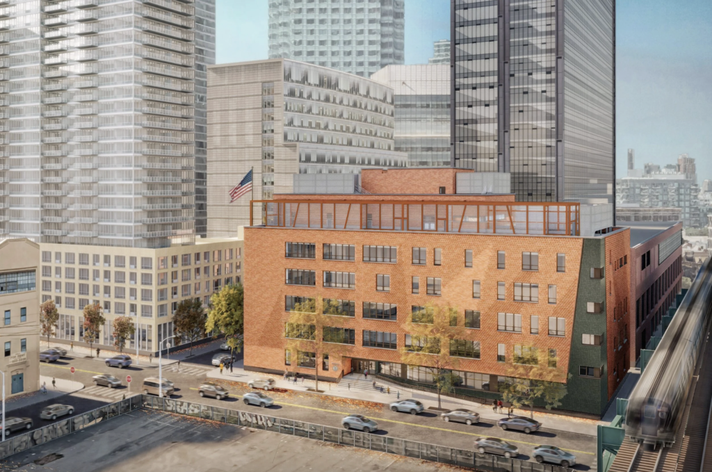 23-10 43rd Avenue. Rendering courtesy of ESKW Architects. 