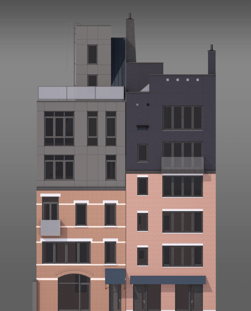 313-315 West 53rd Street. Rendering courtesy of Arthur Chabon Architects.