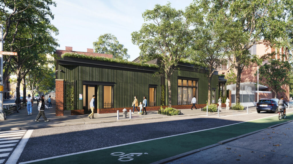 St. Luke's Center at 497 Hudson Street. Rendering via https://stlukeinthefields.org