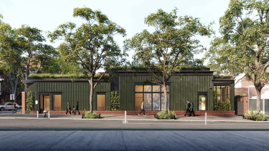 St. Luke's Center at 497 Hudson Street. Rendering via https://stlukeinthefields.org