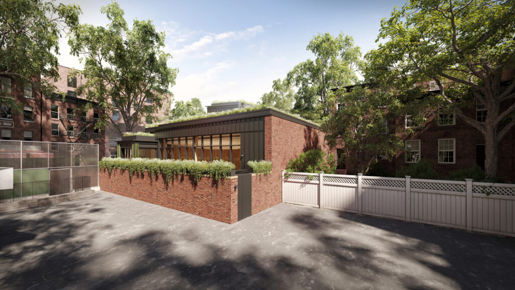 St. Luke's Center at 497 Hudson Street. Rendering via https://stlukeinthefields.org