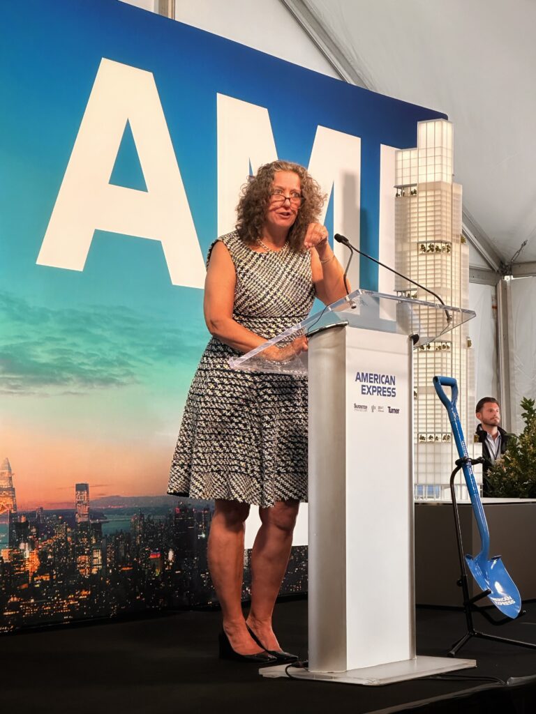 Denise Pickett, President of Enterprise Shared Services (ESS) at American Express. Photo by Michael Young.