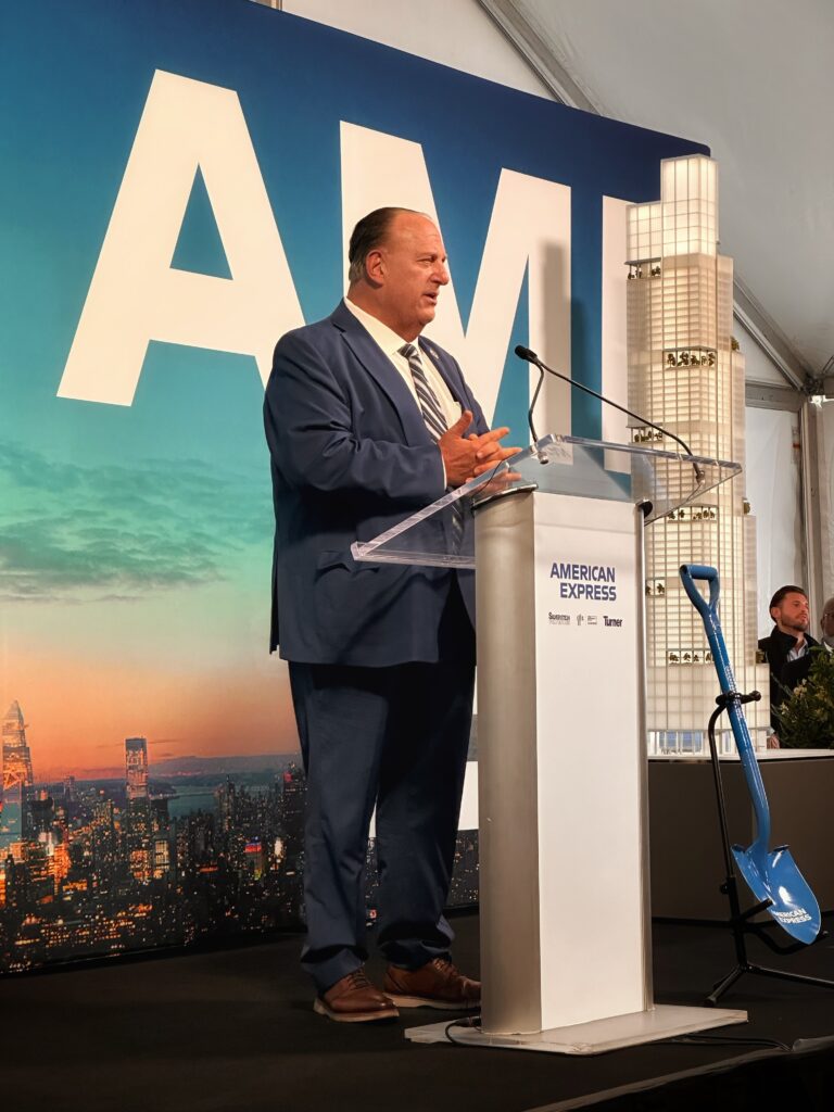 Gary LeBarbera, President of the Building and Construction Trades Council of Greater New York. Photo by Michael Young.