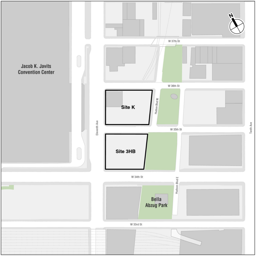 400-418 Eleventh Avenue. Diagram: Empire State Development