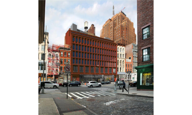 312-322 Canal Street. Rendering courtesy of Paul A. Castrucci Architects.