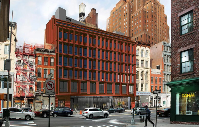 312-322 Canal Street. Rendering courtesy of Paul A. Castrucci Architects.