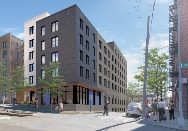 658-674 Casanova Street. Designed by Curtis + Ginsberg Architects.